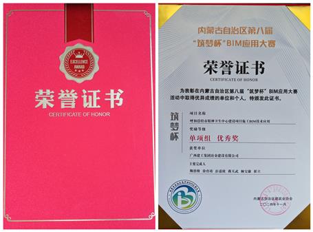 ��ϲѶ��ұ������ֹ�˾��Ŀ�ٻ����ɹŵڰ˽조���α���BIMӦ�ô������콱